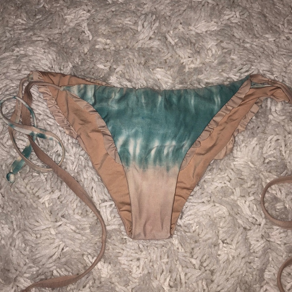 Planet Blue “blue life” cheeky bikini bottoms